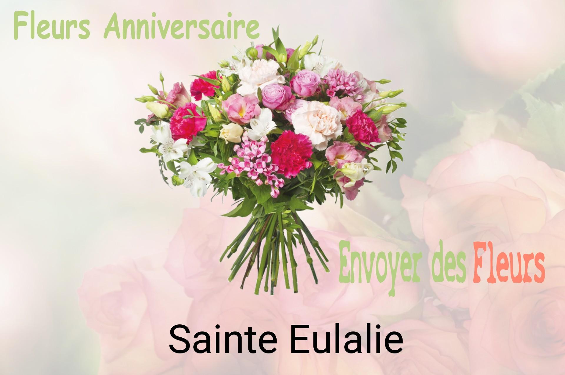 Bouquet de fleurs d’anniversaire livré à Sainte-Eulalie