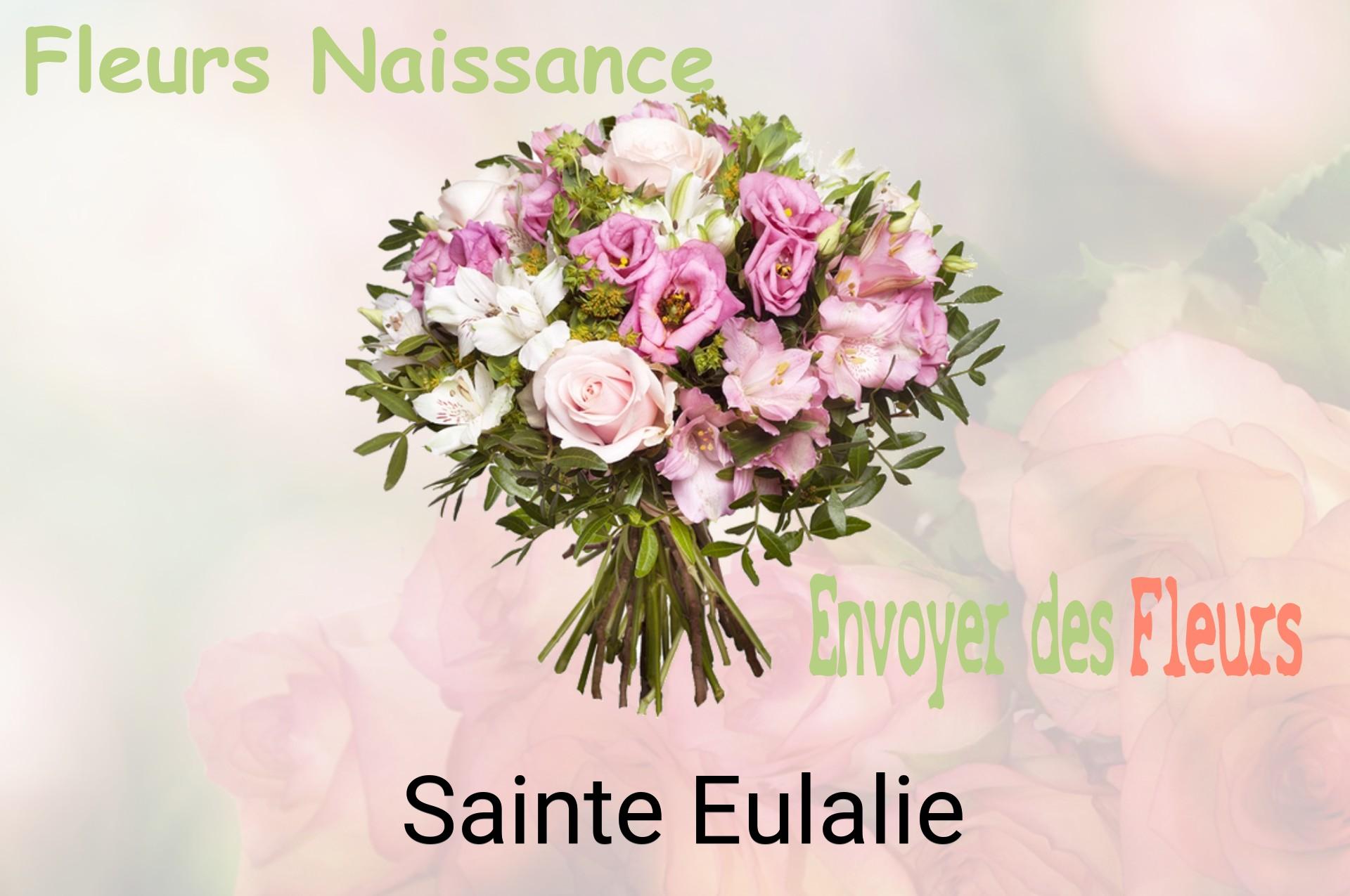 Bouquet de fleurs de naissance livré à Sainte-Eulalie