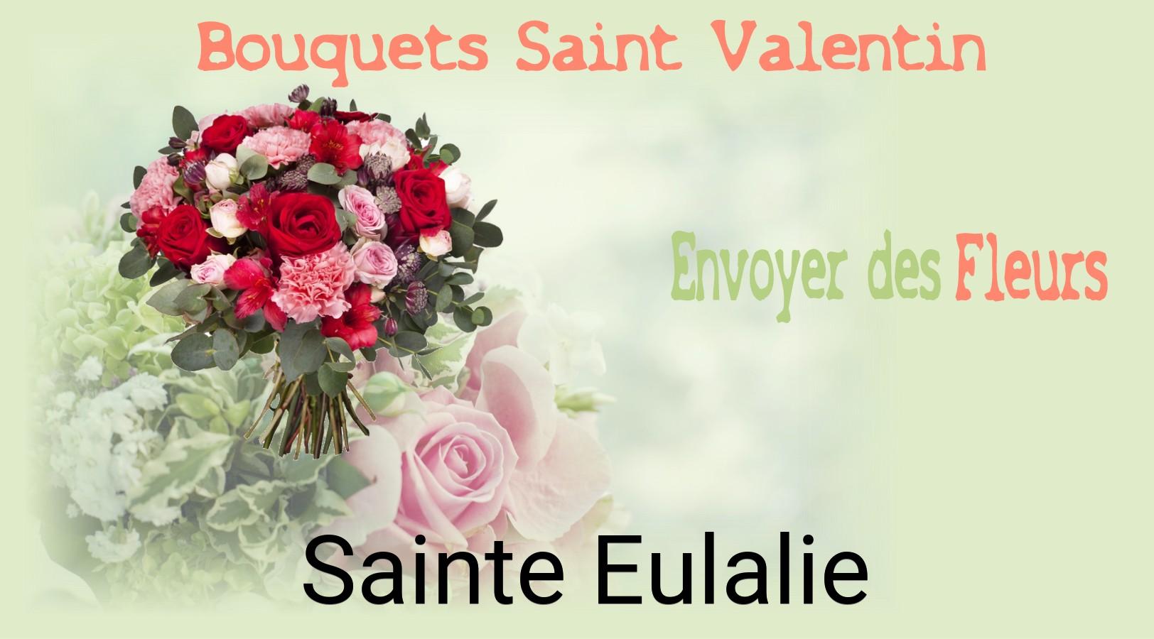Roses de Saint-Valentin livrées à Sainte-Eulalie